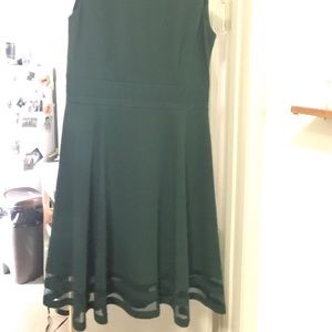 Green Calvin Klein dress!
